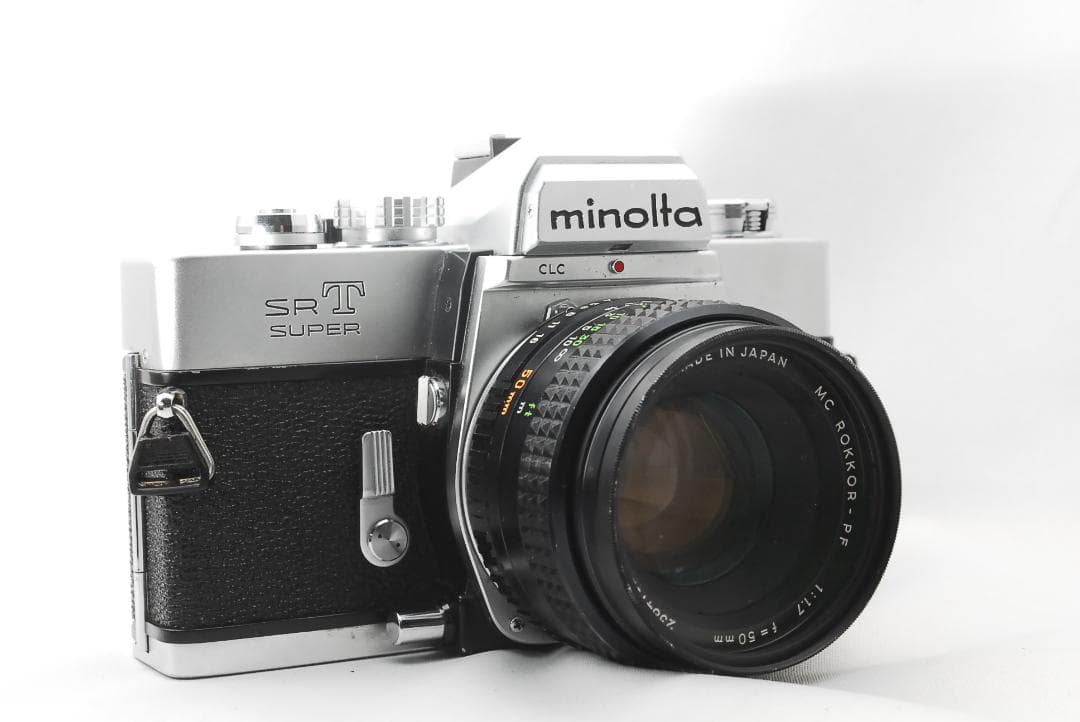 整備済ミノルタ SRT SUPER &MCROKKOR-PF 50mm F1.7