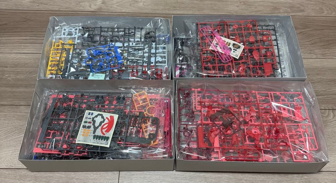 HG 白いガンダム 赤いガンダム 軽キャノン シャア専用ザク4点セット