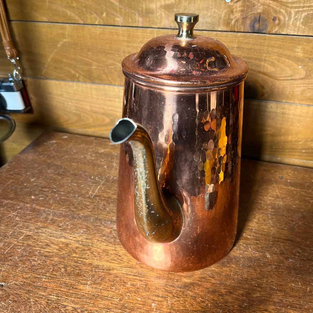 ヴィンテージ　銅製　ケトル