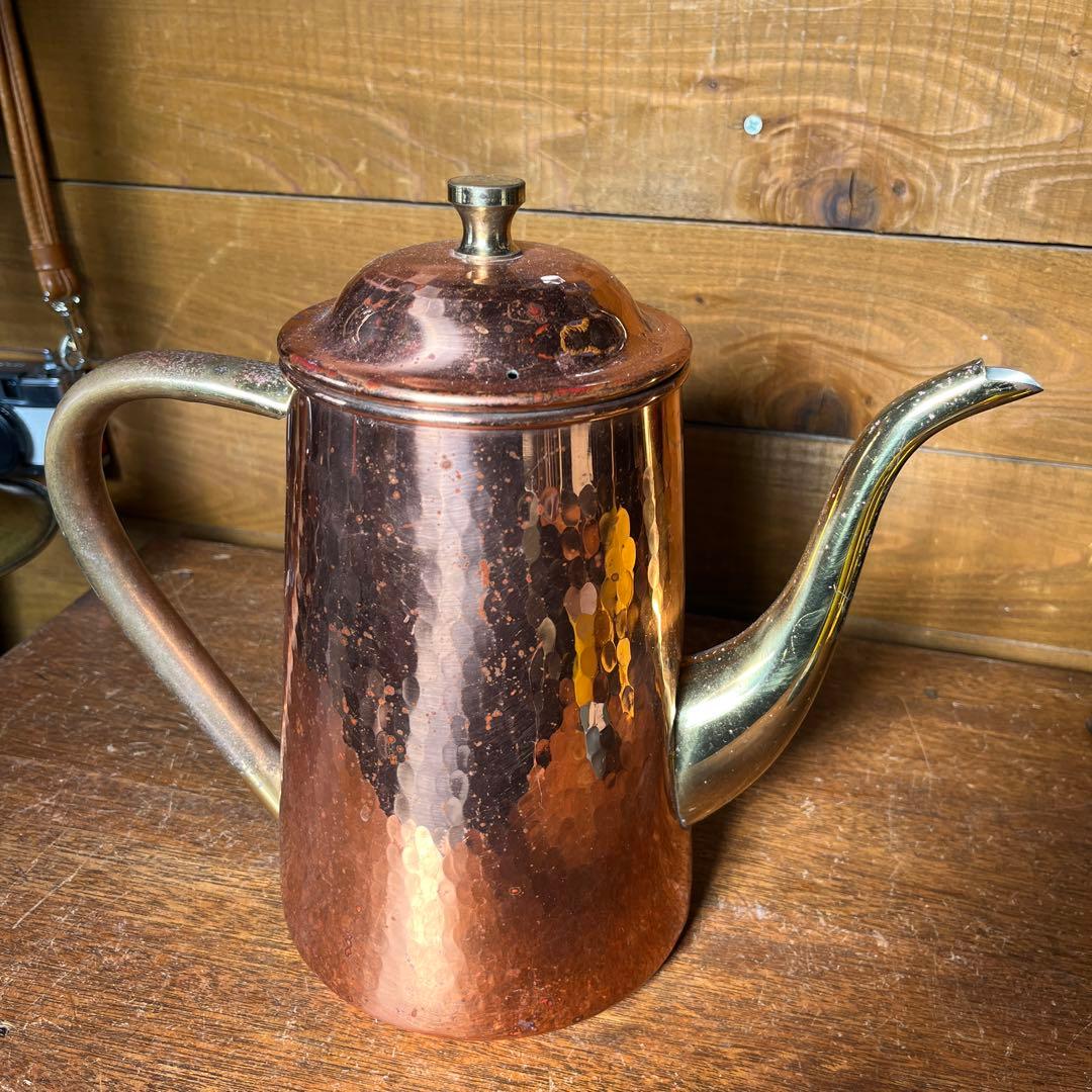 ヴィンテージ　銅製　ケトル