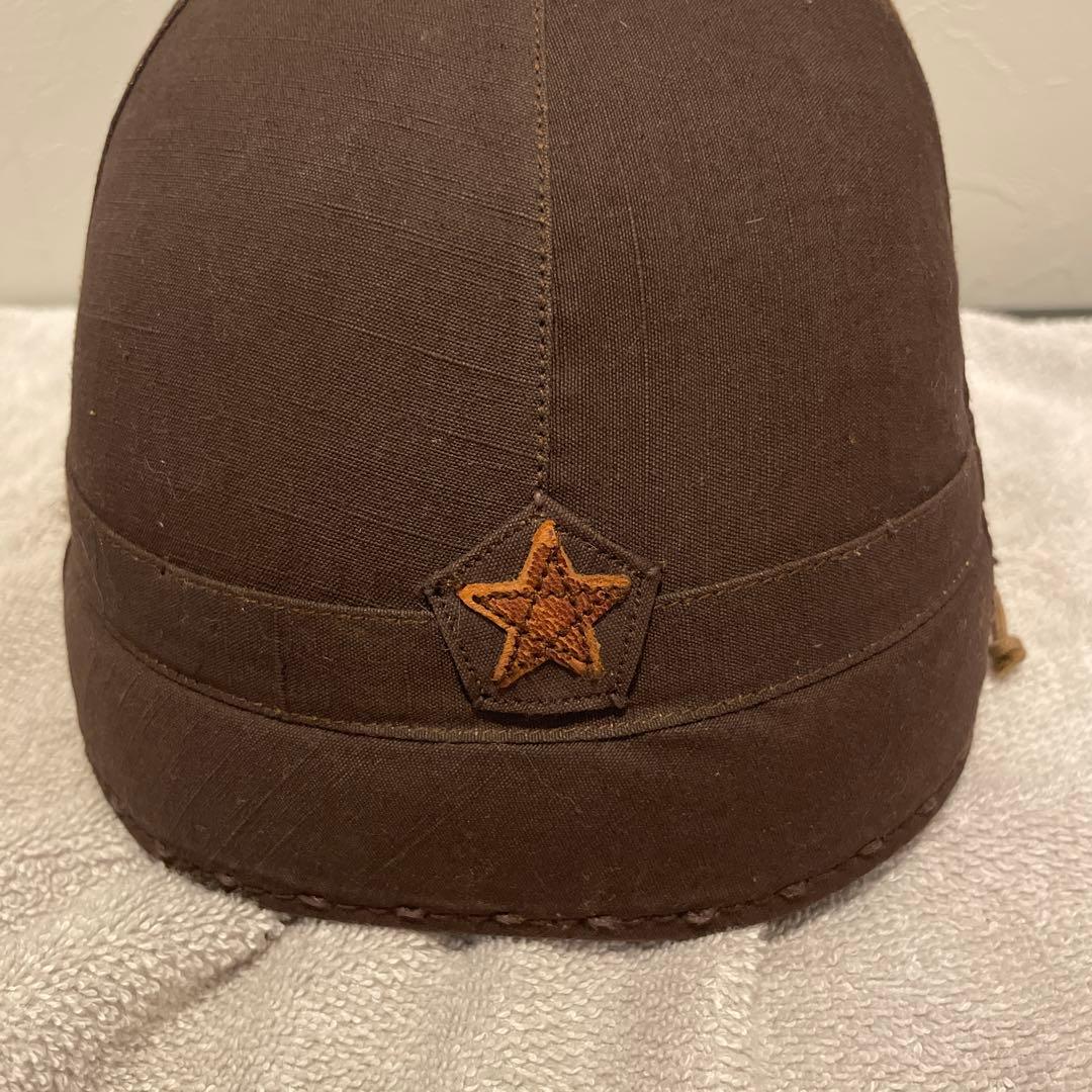 昭和19年製　旧日本陸軍　戦車帽　夏用　小号