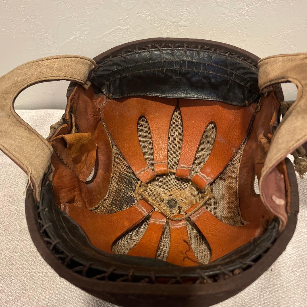 昭和19年製　旧日本陸軍　戦車帽　夏用　小号