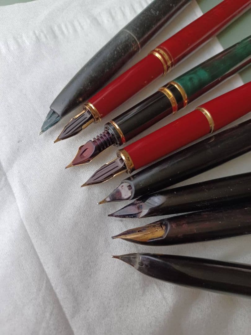 万年筆　14k　など　8本　ジャンク　まとめ　レトロ　刻印あり