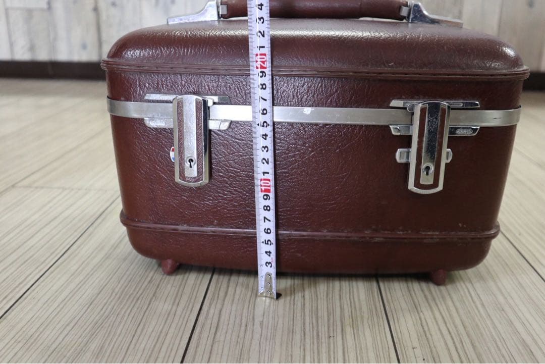 アメリカン　ヴィンテージ　家具　ツールボックス　メイクボックス　ブラウン