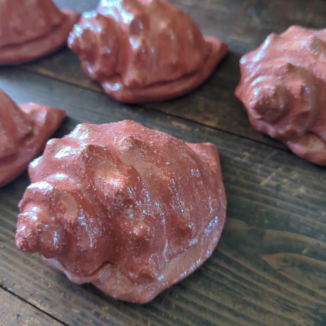 骨董茶道具　京焼　清水焼　醍醐窯　島荷平作　茶懐石　楽焼　赤楽　さざえ蓋物珍味入