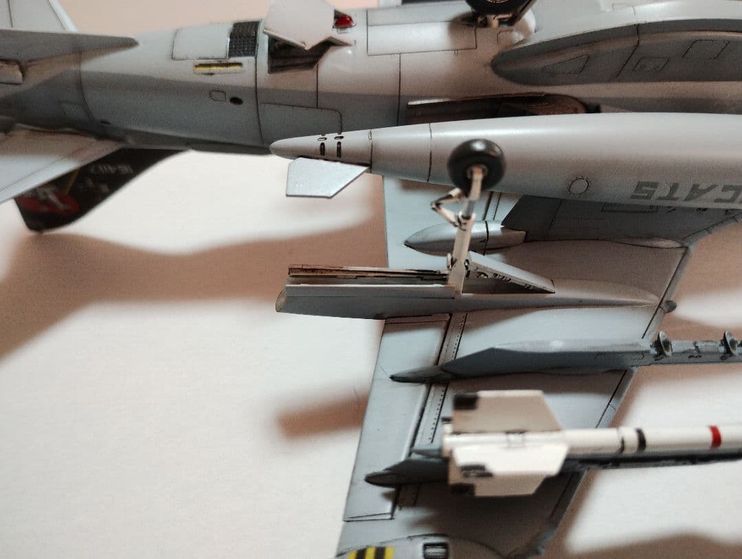 プラモデル完成機　1/48　AV-8BハリアーⅡ「ナイトアタック」