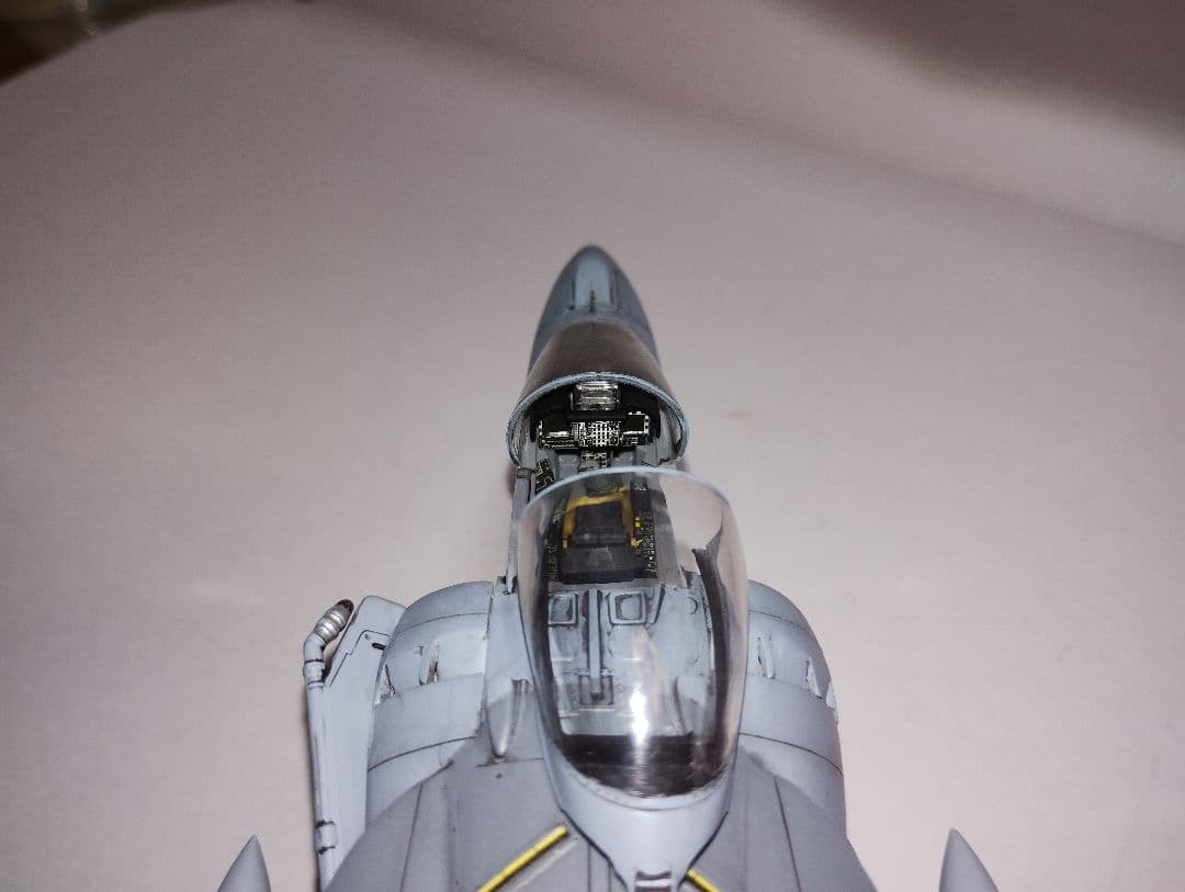 プラモデル完成機　1/48　AV-8BハリアーⅡ「ナイトアタック」