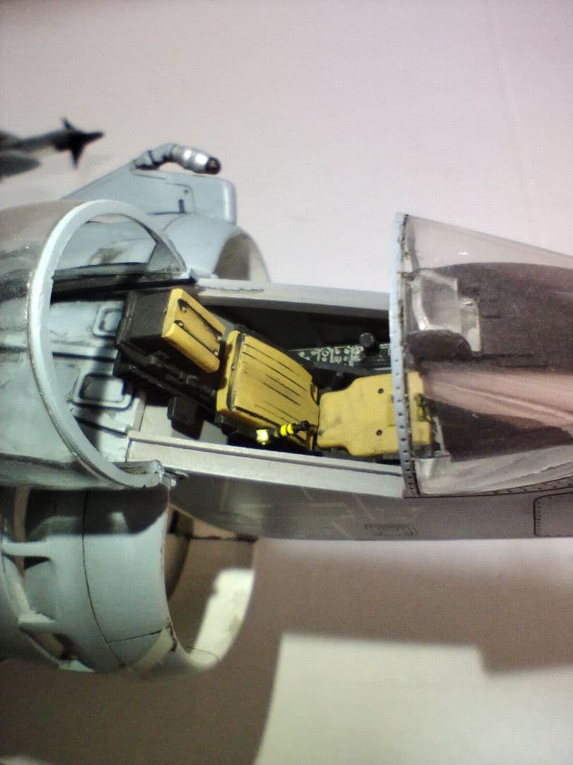 プラモデル完成機　1/48　AV-8BハリアーⅡ「ナイトアタック」