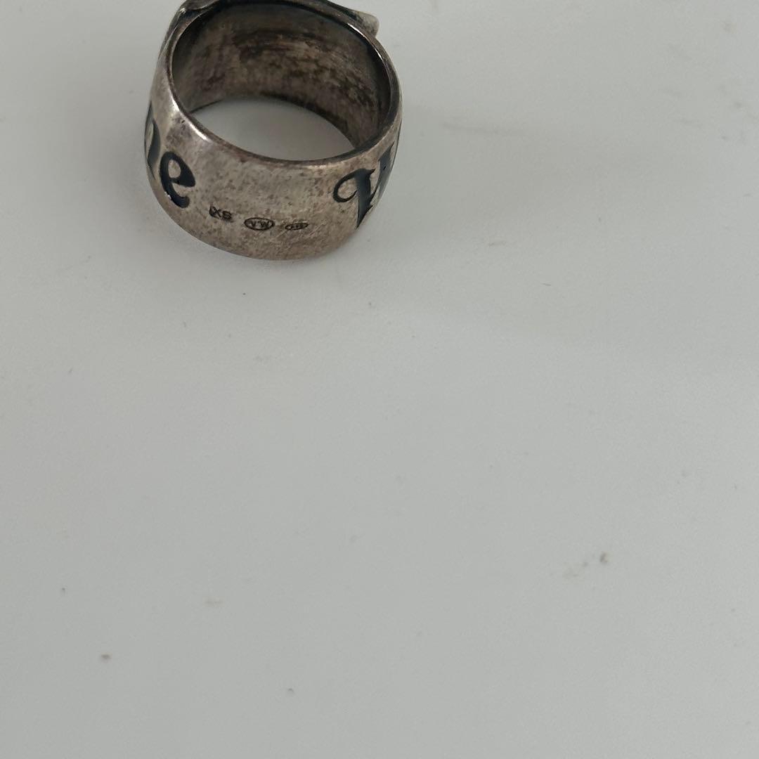 ヴィヴィアン リング シルバー925 スクロールラベル　9号　希少