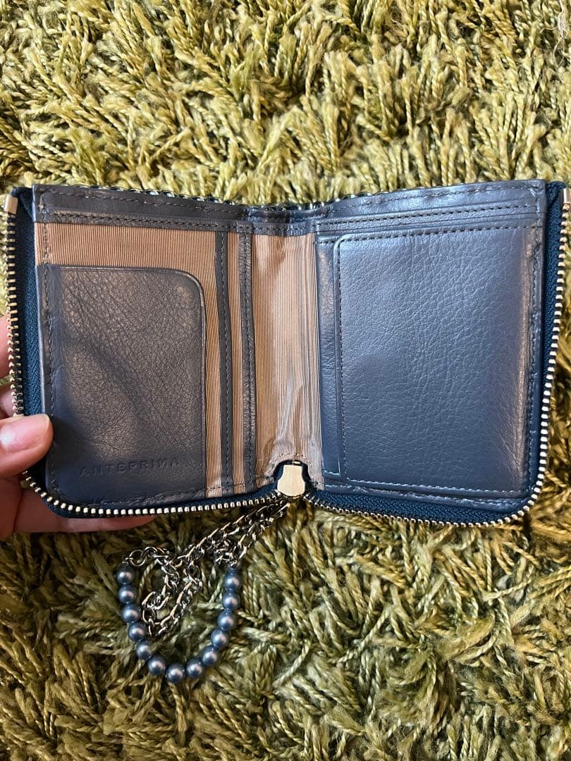 アンテプリマ　ミスクリオ パール　Lラウンドウォレット