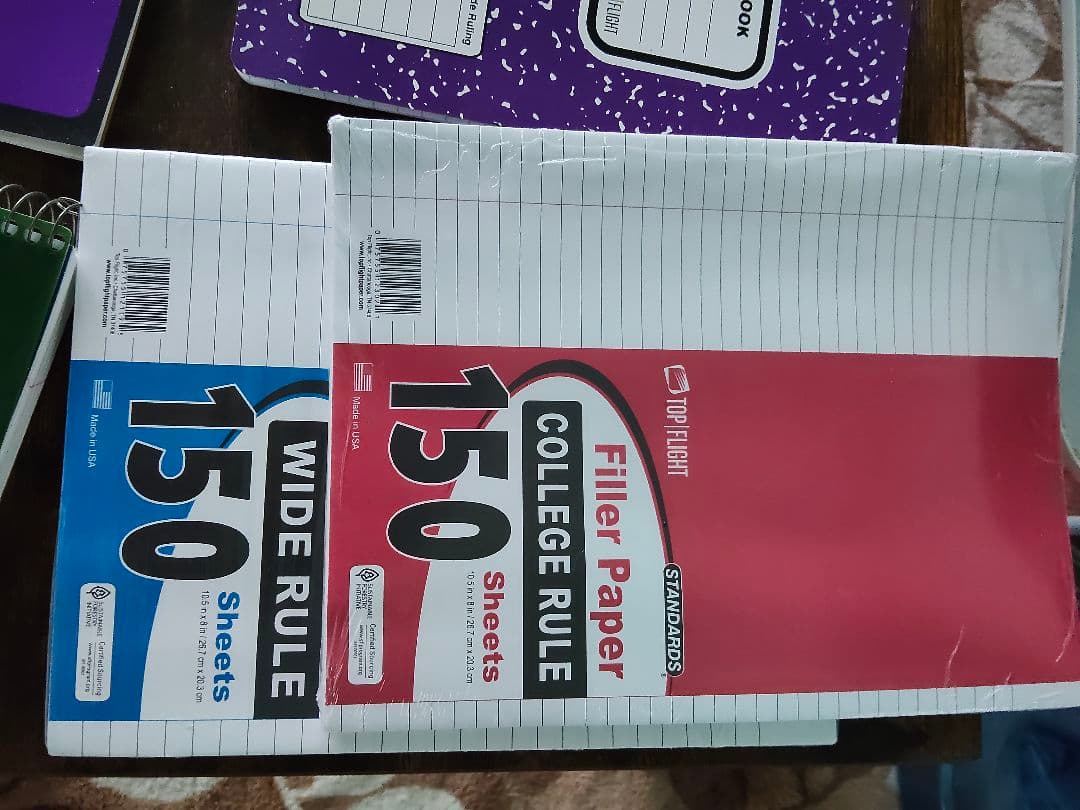コンポジションブック、リングノート、リングファイル、ルーズリーフ、アメリカ文具