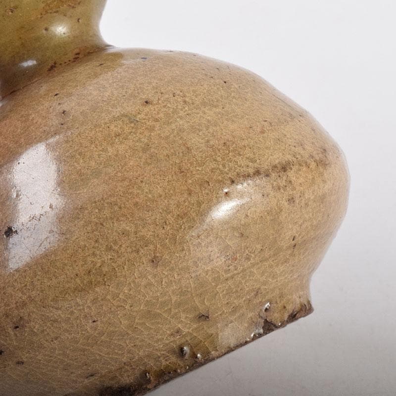 朝鮮美術　李朝　高麗青磁　徳利　M　R7868