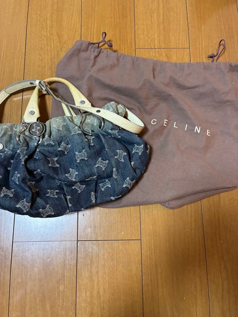 CELINE デニム ハンドバッグ