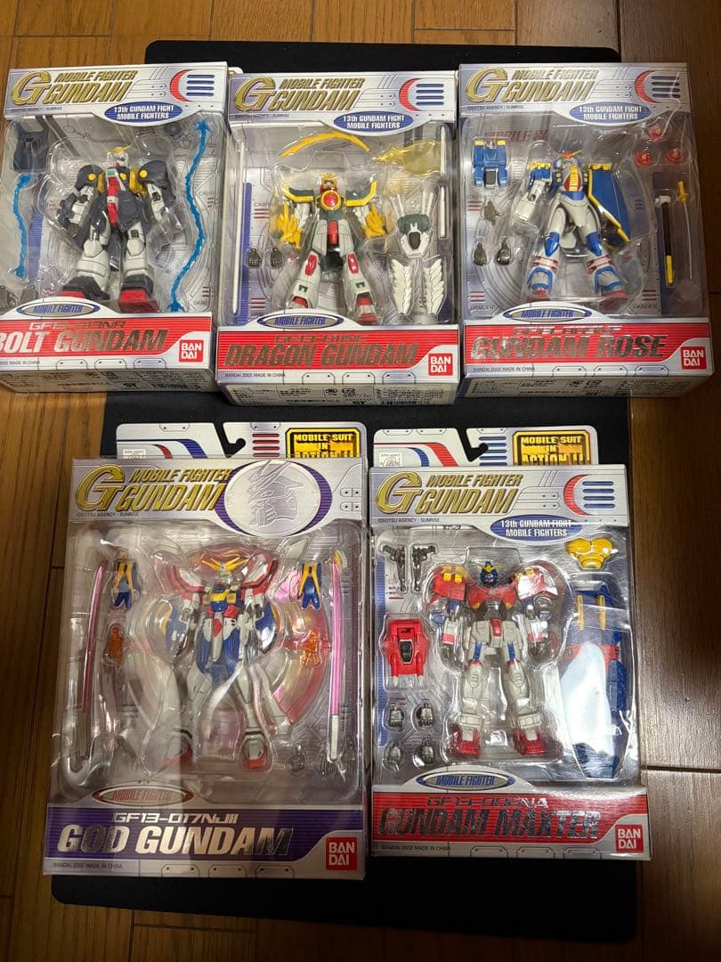 MIA　ゴッドガンダム、ガンダムマックスターなど未開封品