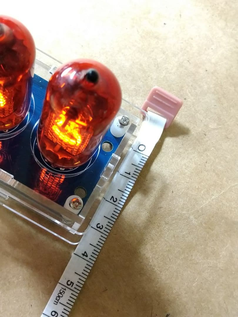 坂*呂様 ニキシー管時計 Z573、574混在 6球 完成品 ケース入り