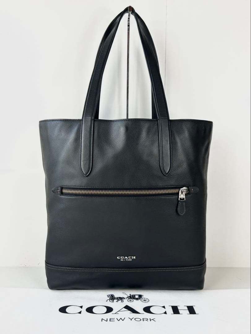 ✅【良品】定価4.9万　メンテ済み　コーチ　トートバッグ　ビジネスバッグ　レザー