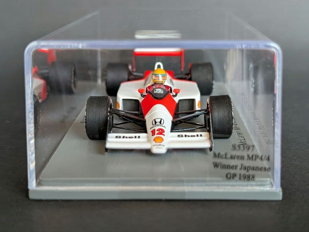 スパーク 1/43 マクラーレン ホンダ MP4/4 1988日本GP A.セナ