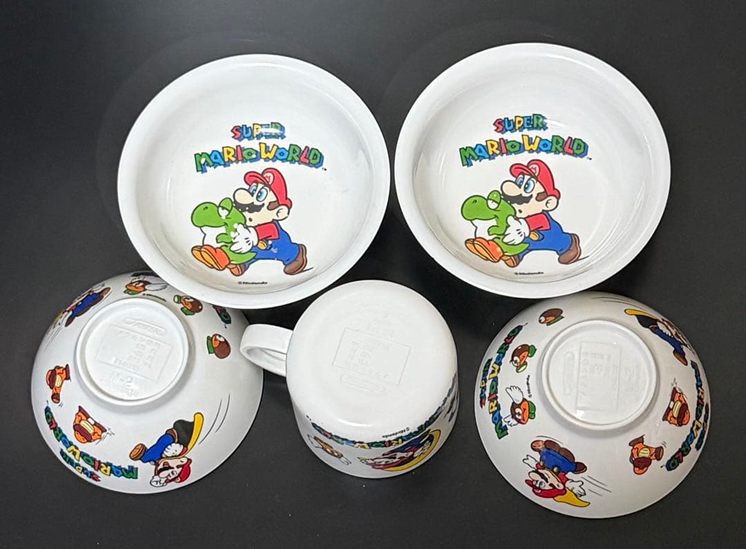 スーパーマリオワールド　メラミン樹脂　食器セット