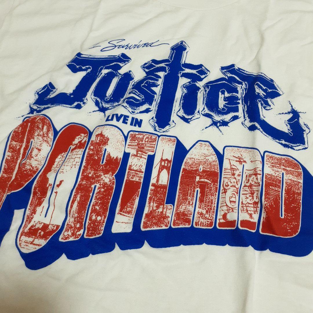 Justice Live in Portland Tシャツ Mサイズ