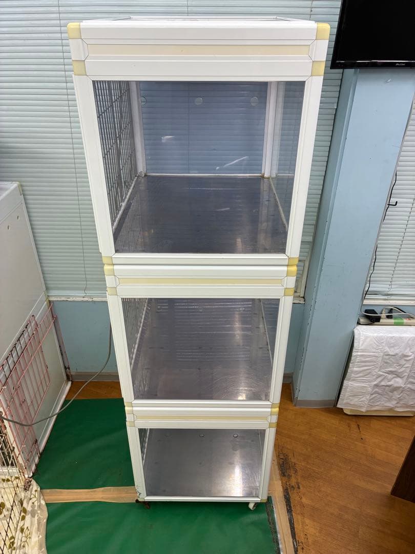 新年❗️特別値引中‼️GB PRO ペットマンション 3面クリアフィックス窓3段