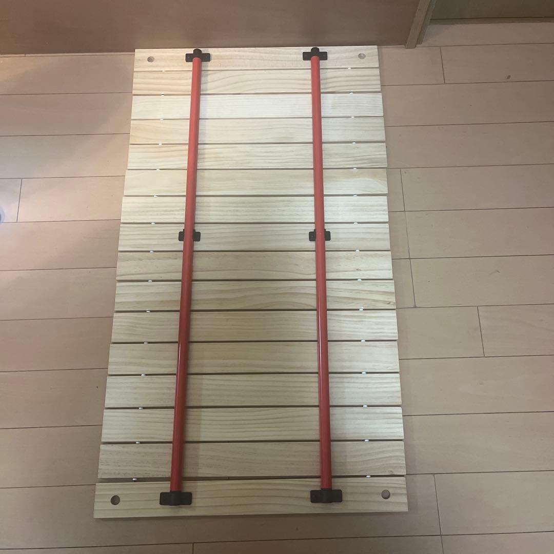 コールマン　アウトドアワゴンウッドロールテーブル　Coleman