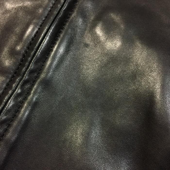 極上 国内正規 Ｌ ポロ ラルフローレン 黒 ラムレザージャケット シープレザー