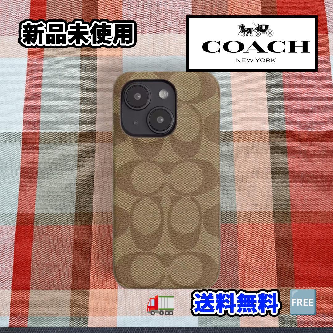 コーチ COACH iPHONE 15 PROケース シグネチャー キャンバス