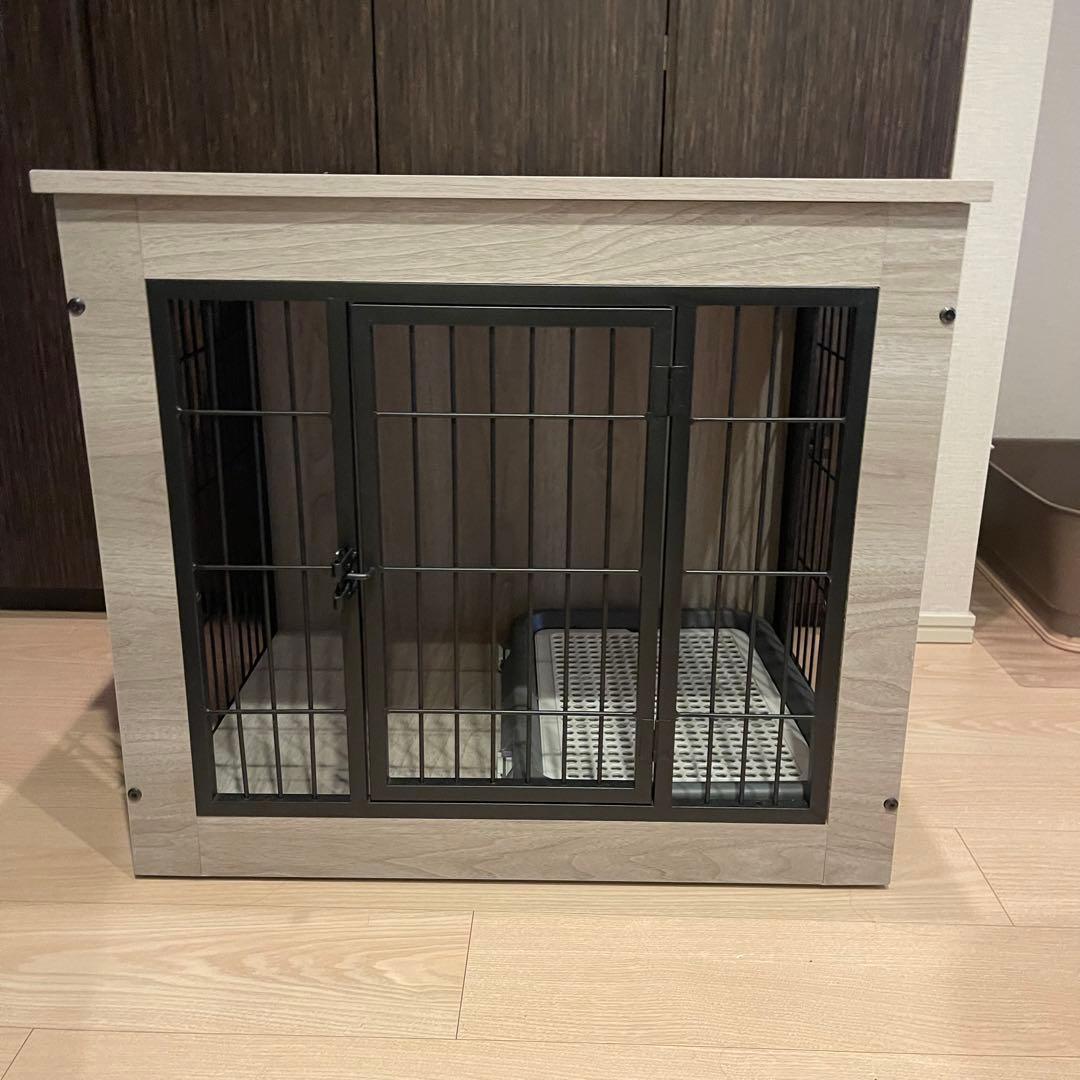 犬用ケージ 中型犬用 木製・金属製