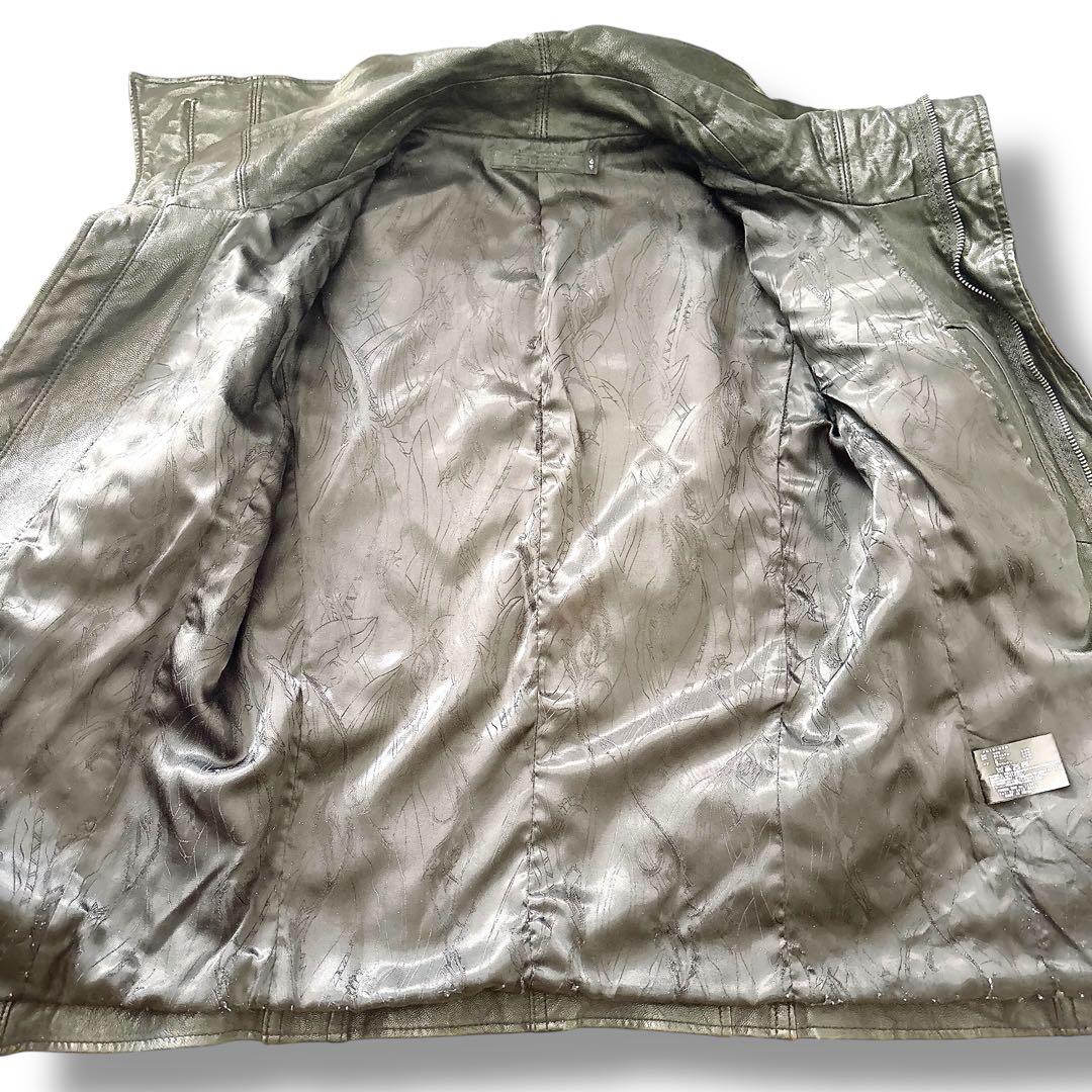 ジャケット・アウター FUGA goat leather riders jacket 00s Y2K