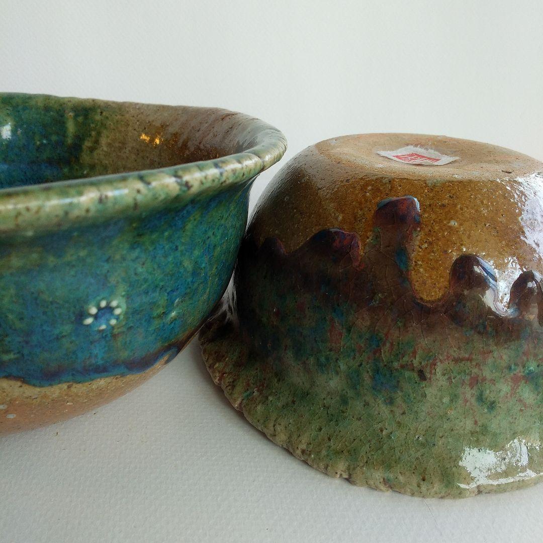 長倉翠子作　大小深鉢　作家の心のあり様が感じとれる作品