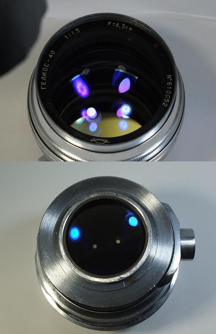 ★稀少・ガラス綺麗・動作品★ ヘリオス40、85㎜ f1.5、初期型、1961年