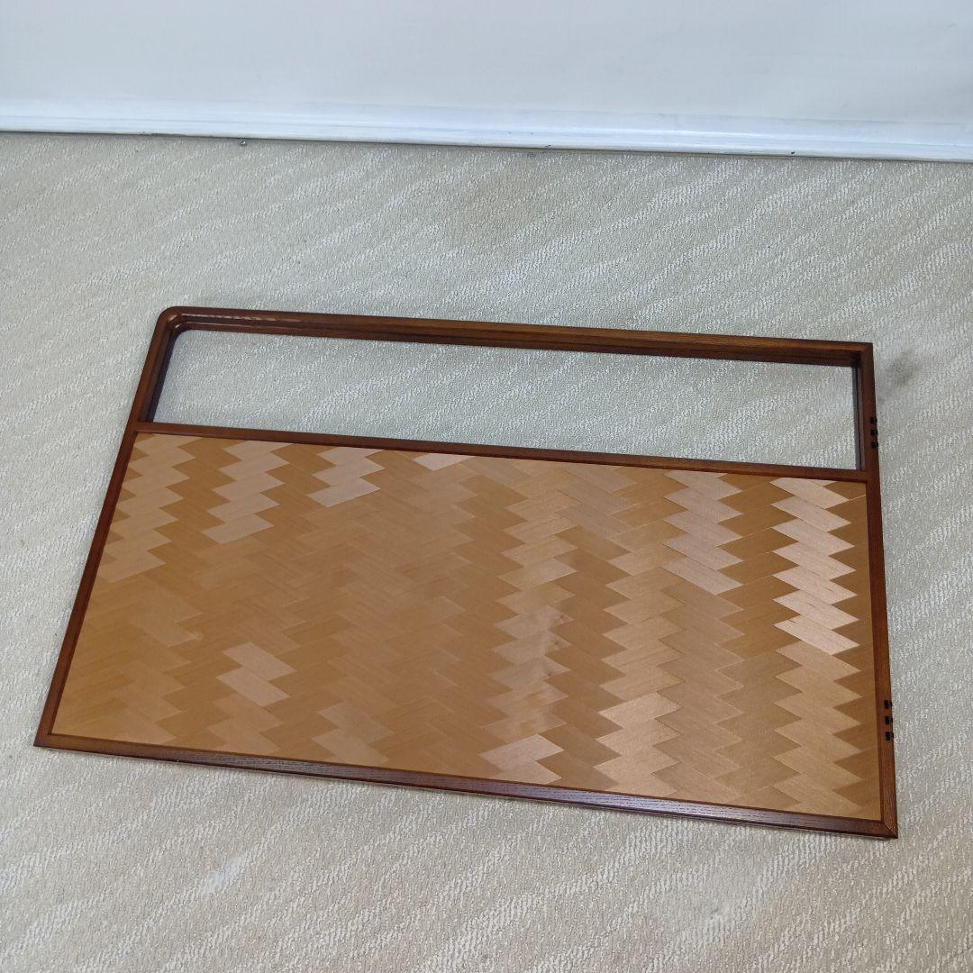 【美品】風炉先屏風　網代貼　両面　桑材　風炉　屏風