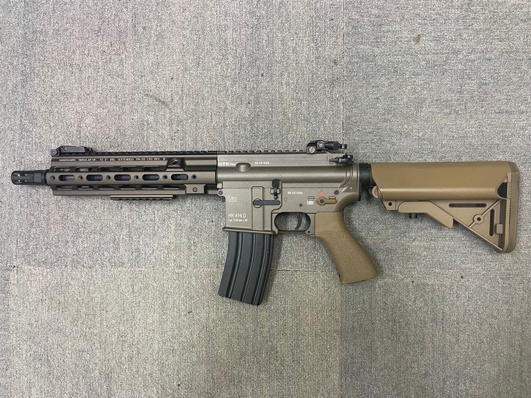 次世代電動ガン　HK416 デルタカスタム　タンカラー