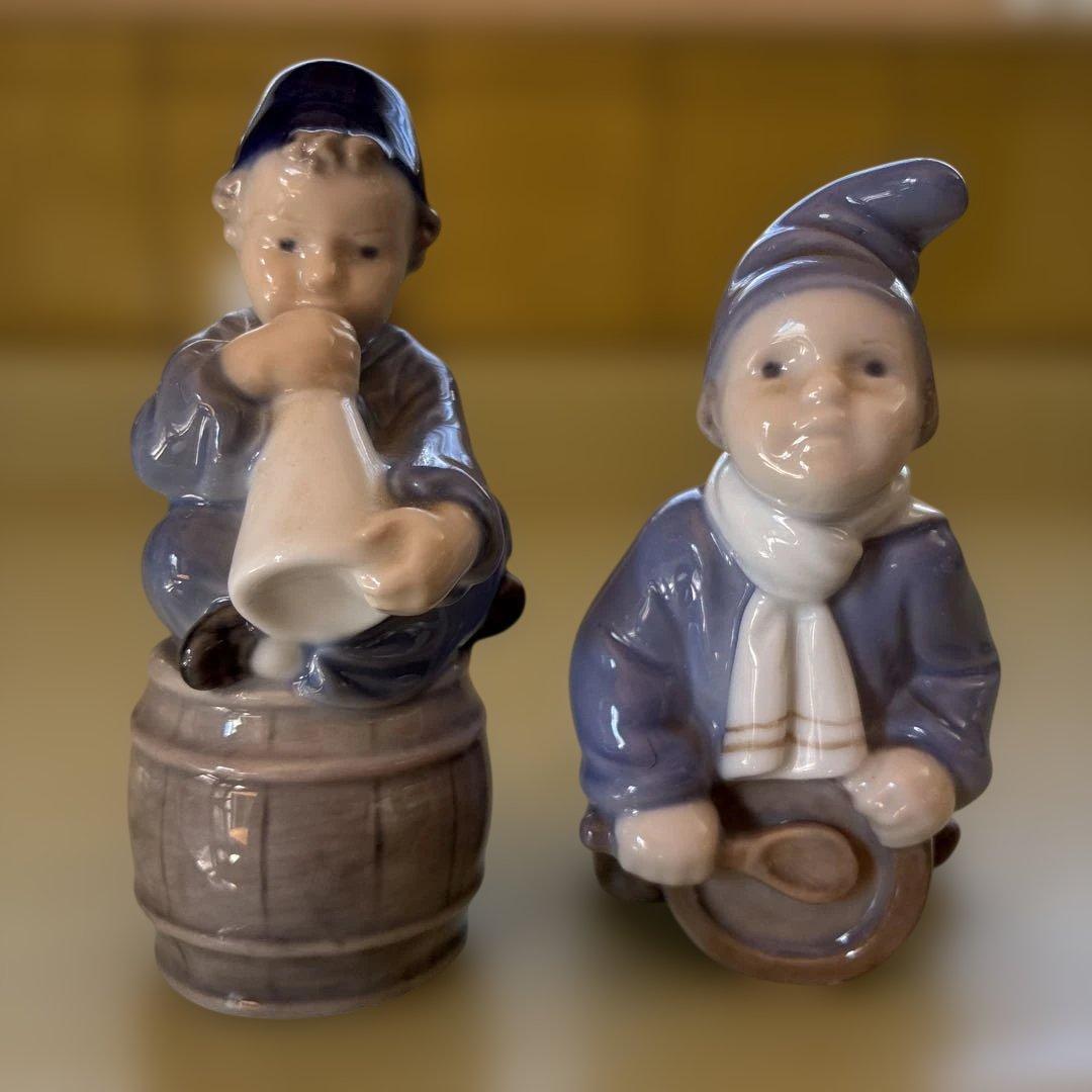 ロイヤルコペンハーゲン フィギュリン2体 アンティーク