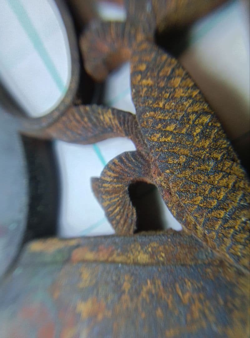 鍔　鉄鍔　切羽　はばき　アンティーク　骨董　金工　古美術　つば