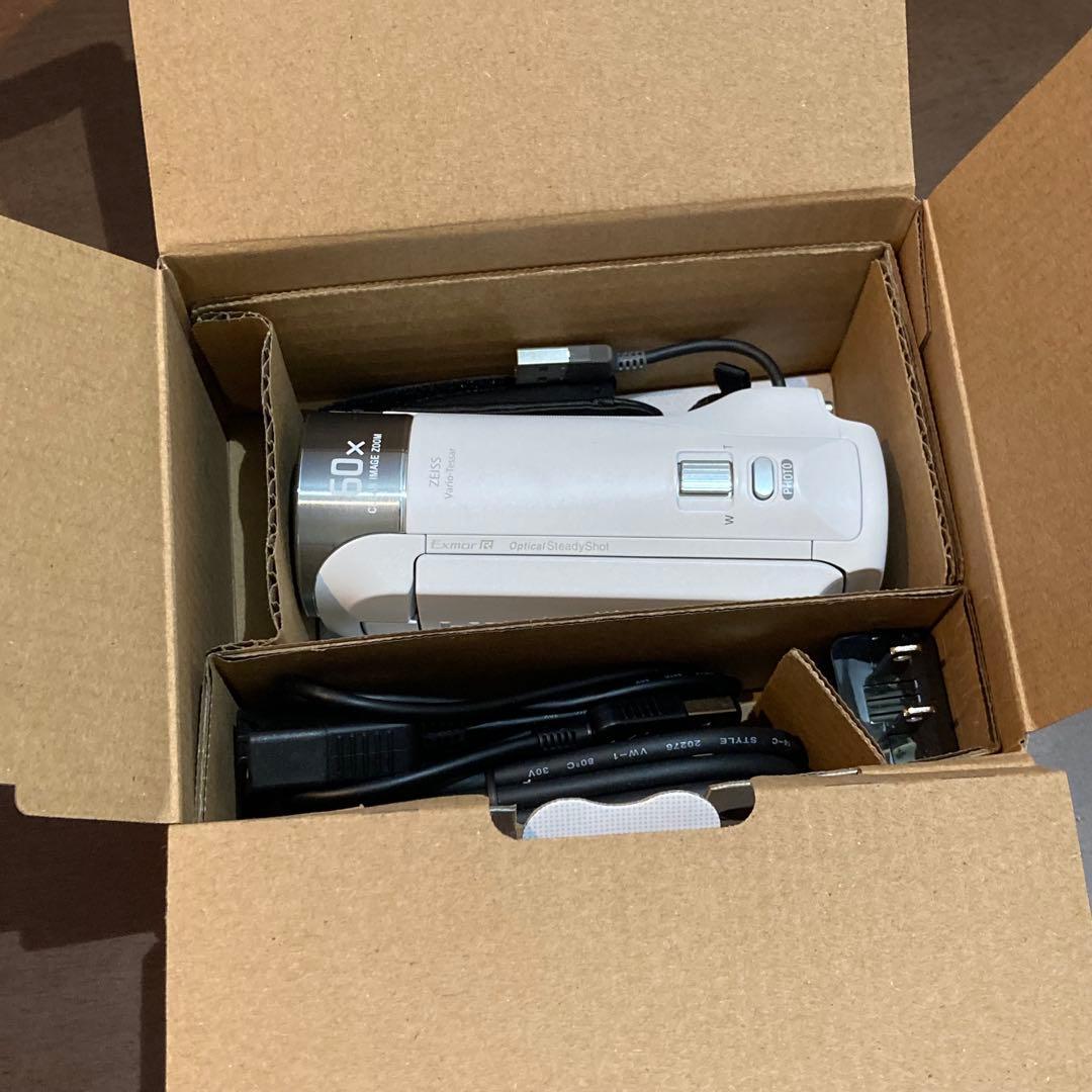 ★極美品★ SONY HDR-CX470 ビデオカメラ ホワイト