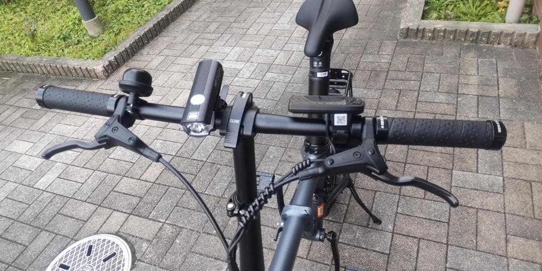 ADO　AIR20　PROグレー折り畳み電動アシスト自転車