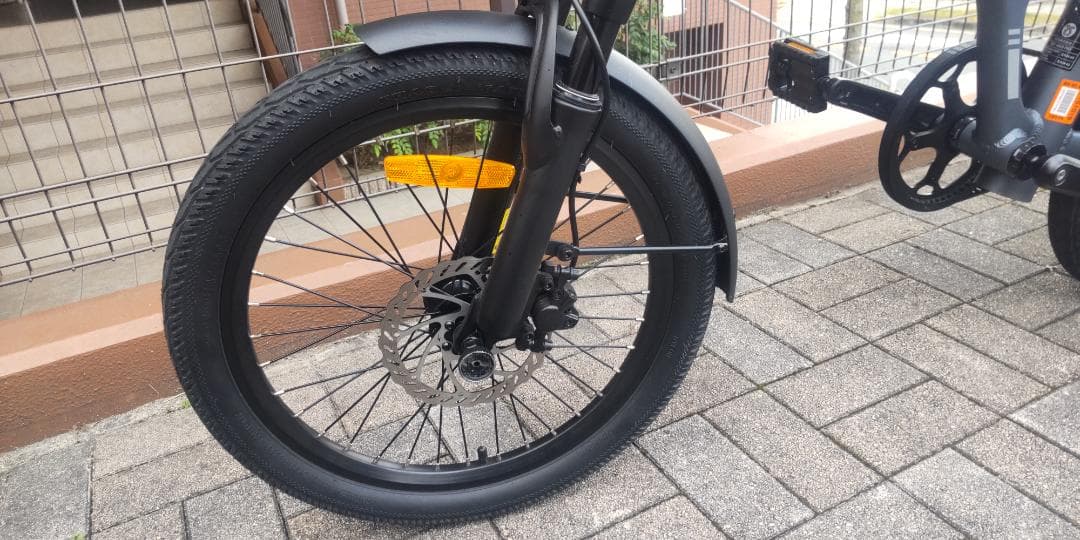 ADO　AIR20　PROグレー折り畳み電動アシスト自転車