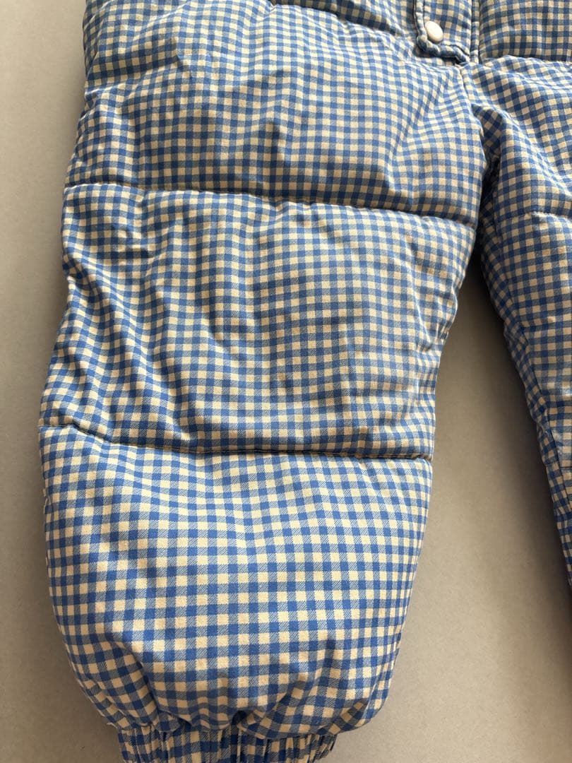 tinycottons VICHY PADDED OVERALL　4y