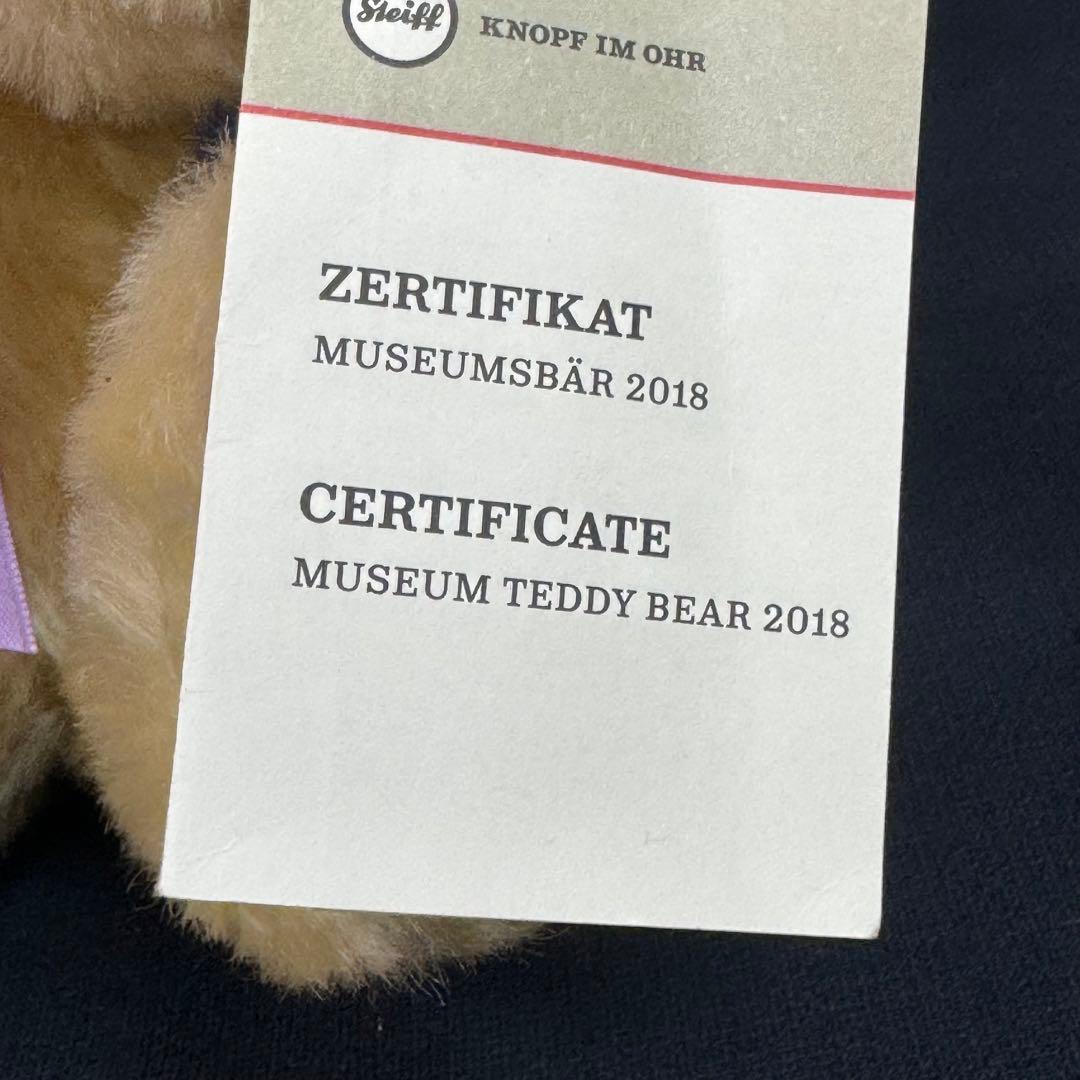 138-44 限定品 シュタイフ ミュージアム テディベア 2018 28cm