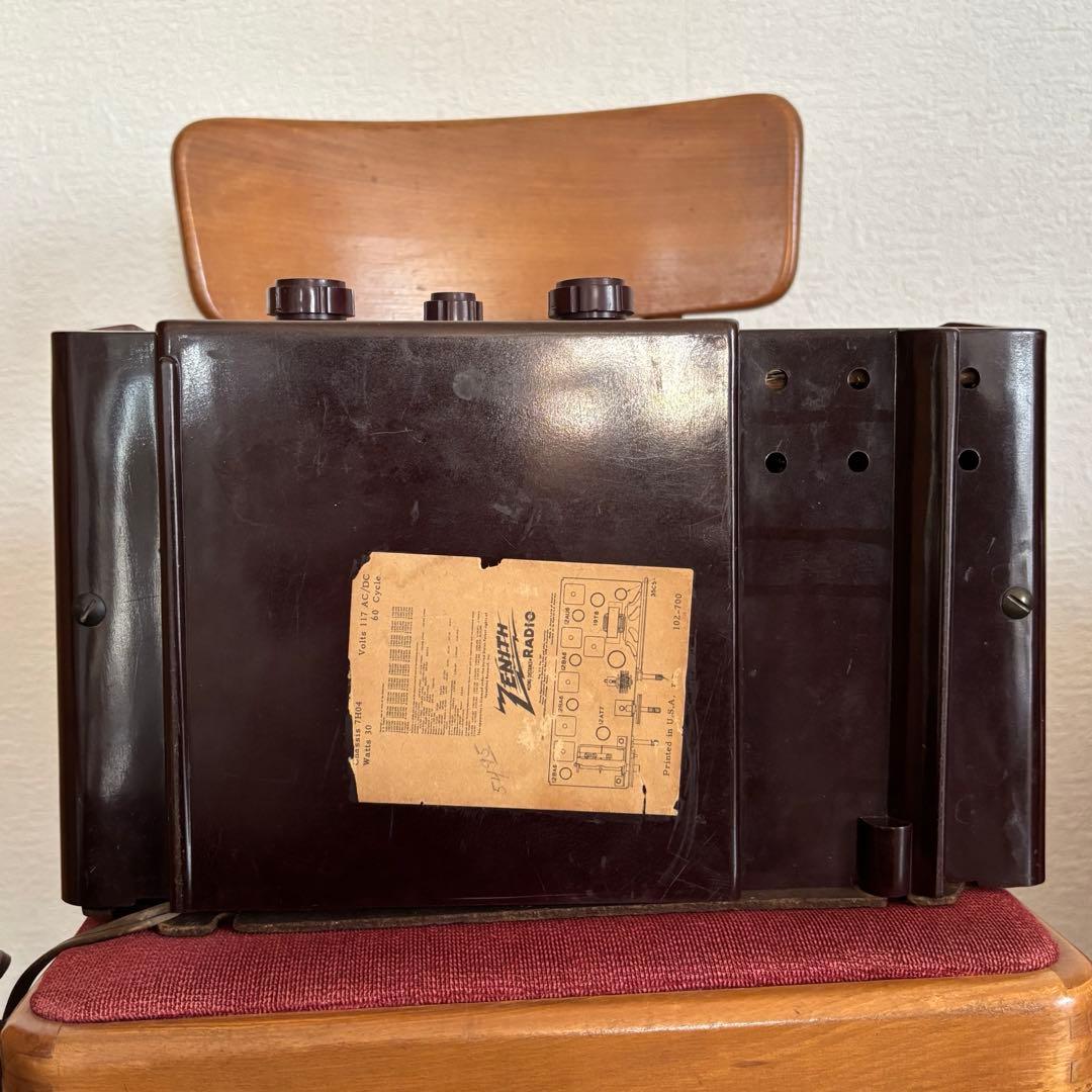 【ZENITH】ヴィンテージ真空管ラジオ　USA AM・FM※動作確認済