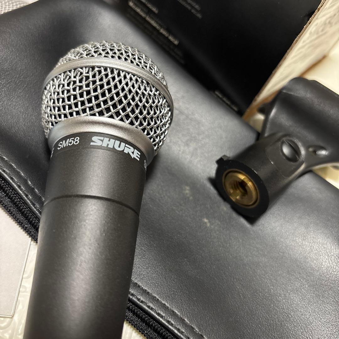 SHURE SM58 ダイナミックマイク ポーチつき
