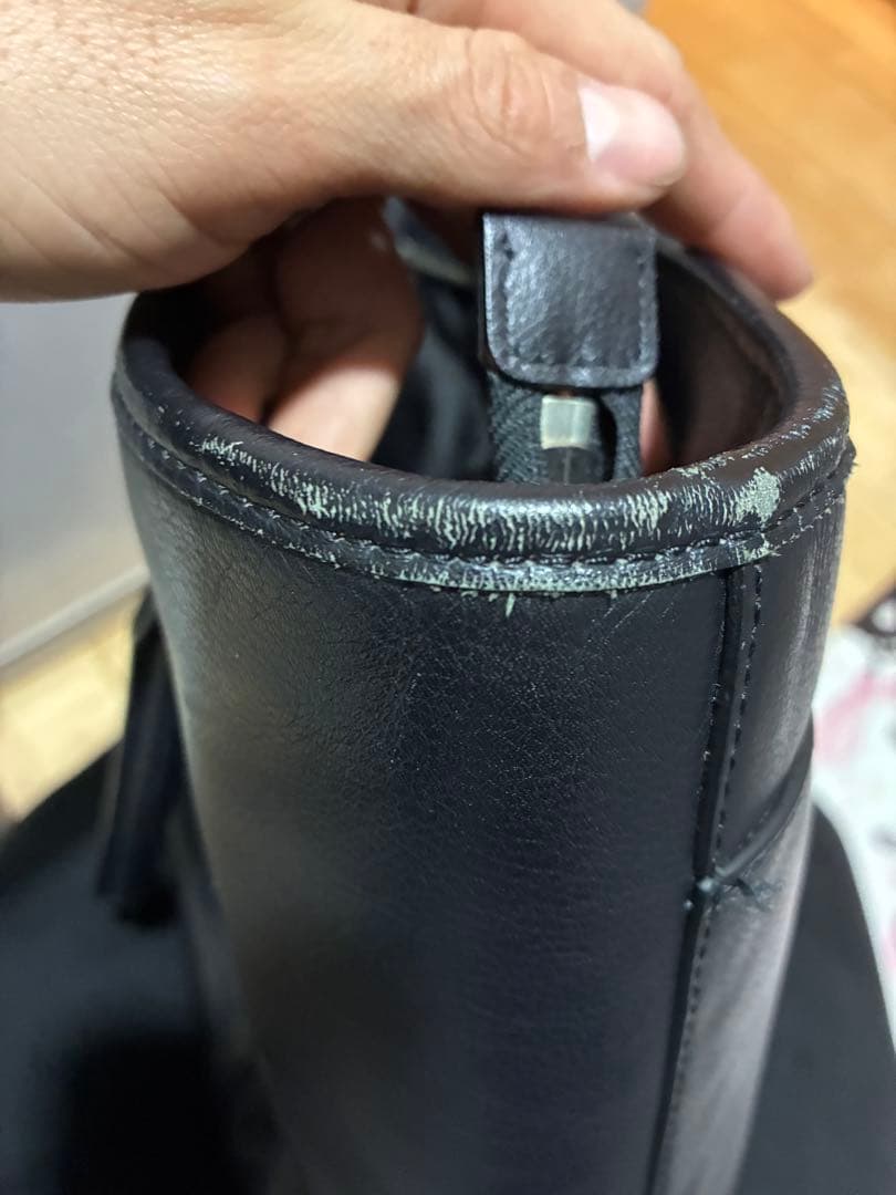 ち*@様 t*e様 COACH ブラック ビジネスバッグ A1724-FB475