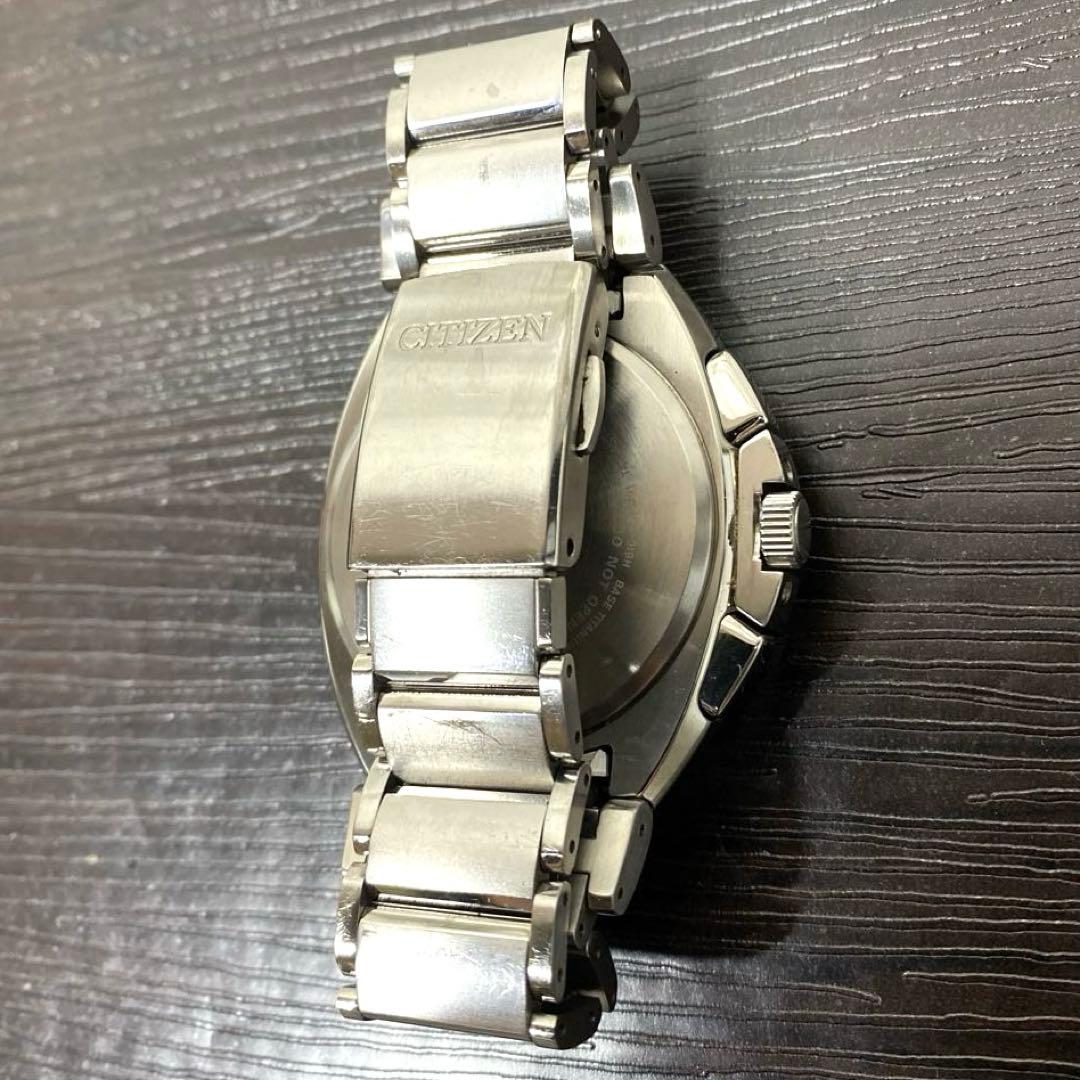 【稼働品】シチズン アテッサ H610-T016791電波ソーラー チタン