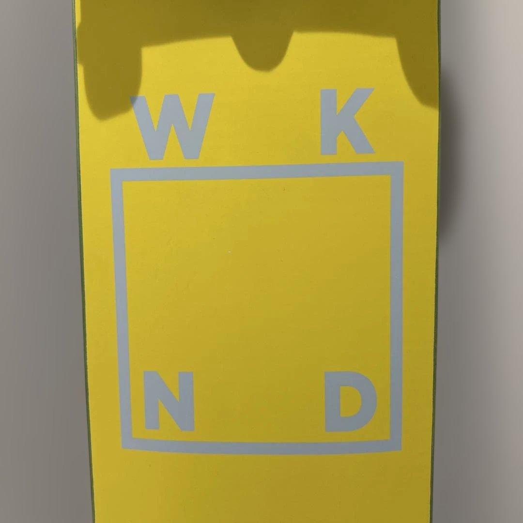 WKND イエロー スケートボード コンプリート デッキ
