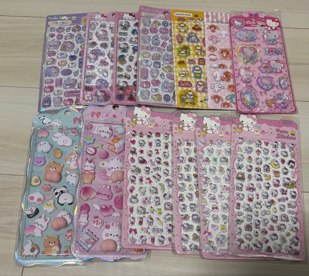 新品　ボンボンドロップシール　サンリオ　うるちゅる　正規品　60枚セット　.