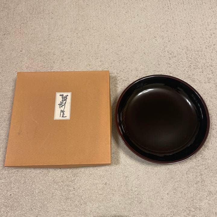 【光琳堂】溜塗　菓子鉢