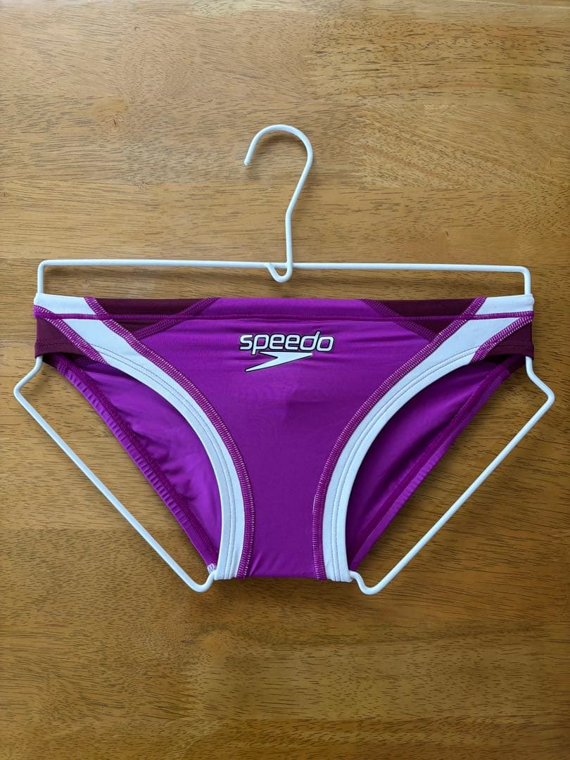 Speedo 競泳水着　パープル Vパン・競パン　SD70A01N SS