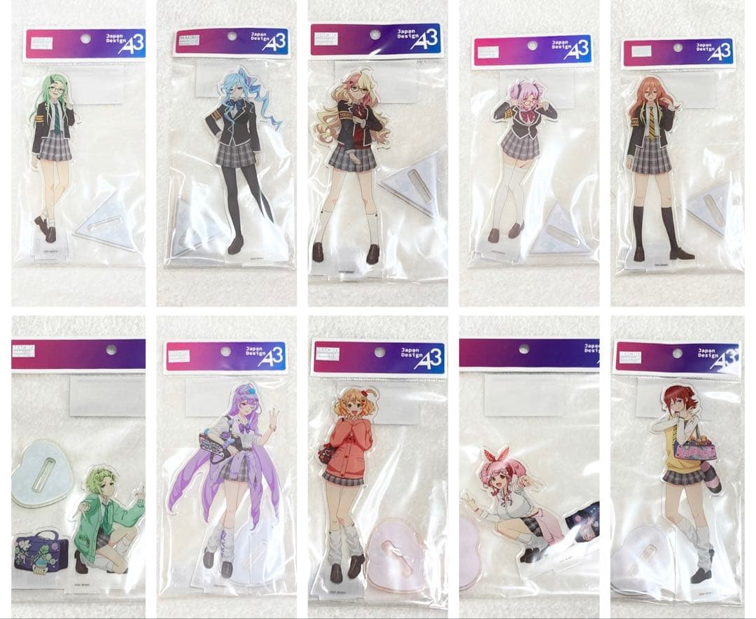 マクロスΔ 池袋デルタ学園 ワルキューレ ヤミキューレ アクスタ コンプ