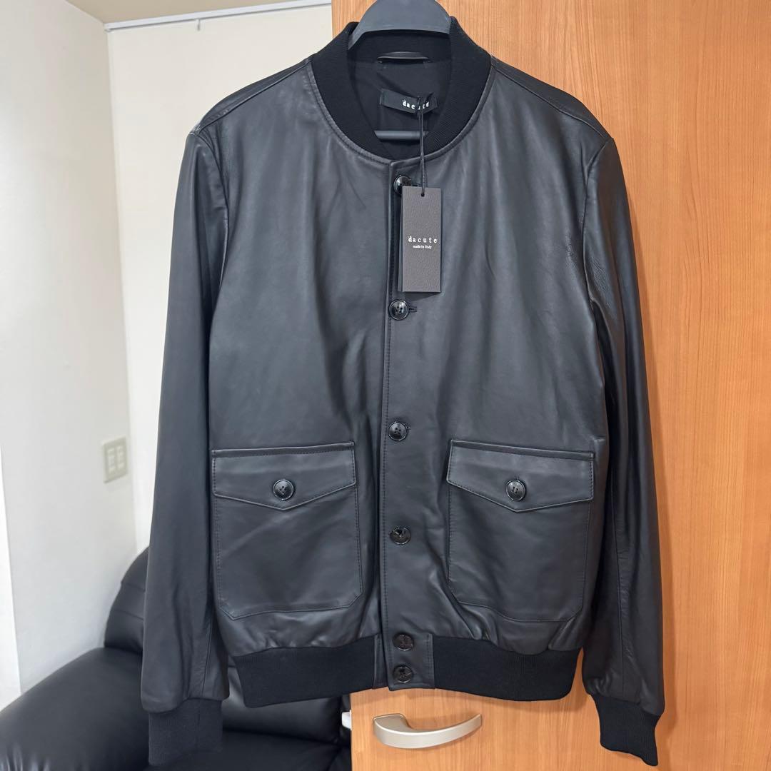 decuta ダクタ シープレザー ブルゾン ジャケット 54